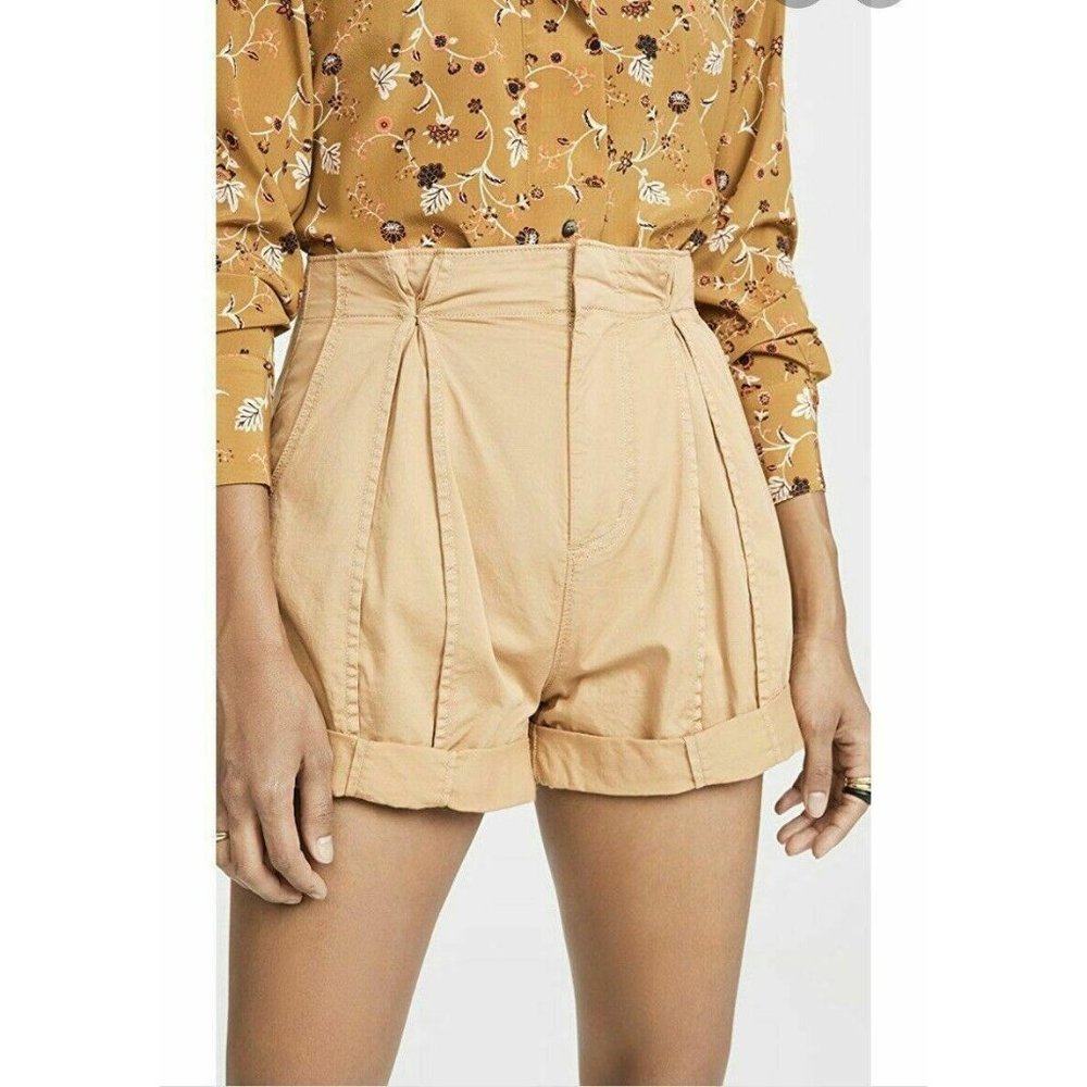 JOIE Women's 6 Xandria Shorts Cappuccino Mustard - Picture 4 of 10